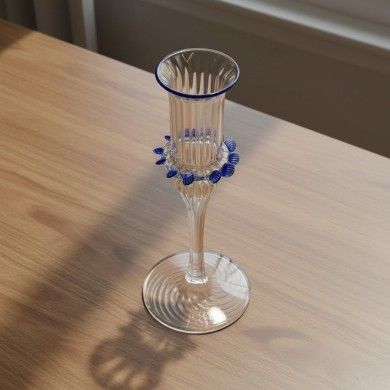 SILYA | Classic Crystal Glass Candle Holder | Murano Store