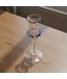 SILYA | Classic Crystal Glass Candle Holder | Murano Store