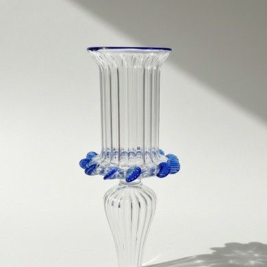 SILYA | Klassischer Kerzenhalter aus Kristallglas | Murano Store