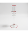 SYLIA, bougeoir classique en verre soufflé | Murano Store