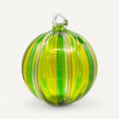 LUNA, Weihnachtskugel aus schilfgeblasenem Glas | Murano Store