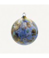 GALENA, bola de Navidad de cristal de Murano azul | Murano Store