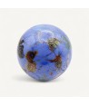 GALENA, boule de Noël en verre de Murano bleu | Murano Store