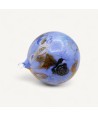 GALENA, boule de Noël en verre de Murano bleu | Murano Store