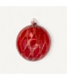 CALYSSA, Red Blown Glass Christmas Ball | Murano Store
