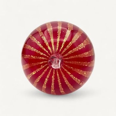 CALYSSA, bola de Natal em vidro soprado vermelho | Loja de Murano