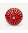 CALYSSA, boule de Noël en verre soufflé rouge | Murano Store
