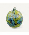 LUCEA, boule de Noël en verre de Murano avec feuille d'or et Murrine