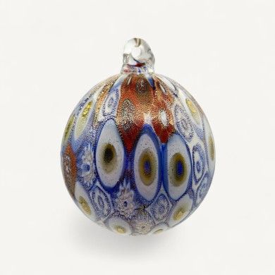 ETEREA, boule de Noël avec Murrine et feuille d'or | Murano Store
