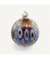 ETEREA, boule de Noël avec Murrine et feuille d'or | Murano Store