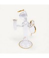 GABRI, blown glass angel with 18K gold | Murano Store