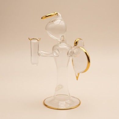 GABRI, ange en verre soufflé avec or 18 carats | Murano Store