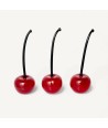 ROSSY, Cerejas em vidro de Murano | Fruta decorativa