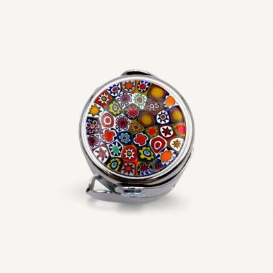 BURANO | Tapón de botella de metal con Murrina| Murano-Store