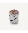 BURANO | Metal bottle stopper with Murrina| Murano-Store