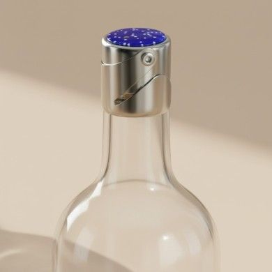 BURANO | Metal bottle stopper with Murrina | Murano Store