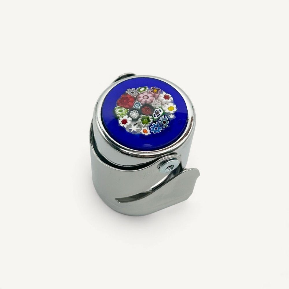 BURANO | Tappo bottiglia in metallo con Murrina | Murano Store