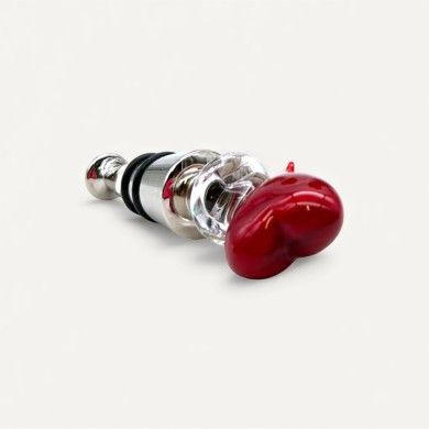 CUORE | Tappo chiudi Bottiglia Rosso | Murano-Store