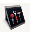 TRIO, set accessori per bottiglia in vetro di Murano | Idea regalo