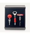 TRIO, set accessori per bottiglia in vetro di Murano | Idea regalo