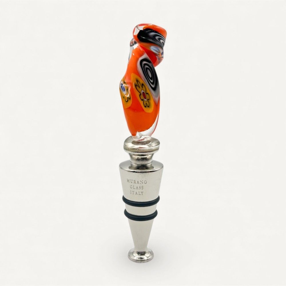 HELIX | Tapón de botella de color con Murrine | Tienda de Murano