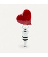 HEART | Rolha de garrafa vermelha | Murano-Store