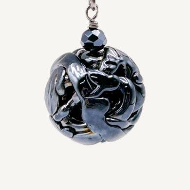 ARDESIA | Elegante Ohrringe mit glänzenden Perlen | Murano Store