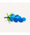 VIGNA | Weintraube aus hellblauem Milchglas | Murano Store