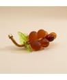 VINE | Decorative topaz grape cluster | Murano-Store