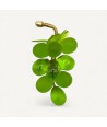 VIGNA | Cacho de uva com acabamento acetinado em vidro Murano verde-grama
