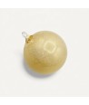 DOROTEA, boule de Noël ivoire et or fabriquée à la main | Murano Store
