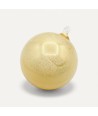 DOROTEA, handcrafted ivory and gold Christmas ball | Murano Store