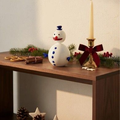 NEVE, Pupazzo di neve decorativo in vetro | Murano Store