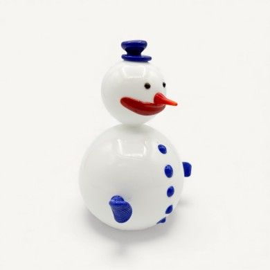 SNOW, Bonhomme de neige en verre décoratif | Murano Store