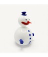 SNOW, Muñeco de nieve de cristal decorativo | Murano Store