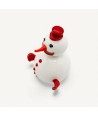 SNOW, Dekorativer Schneemann aus Glas | Murano Store