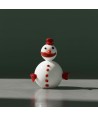 SNOW, Decorative Glass Snowman | Murano Store