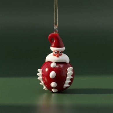SANTA CLAUS, décoration de Noël artisanale | Murano Store