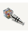 CUBO, Flaschenverschluss mit mehrfarbiger Murrine | Murano-Store