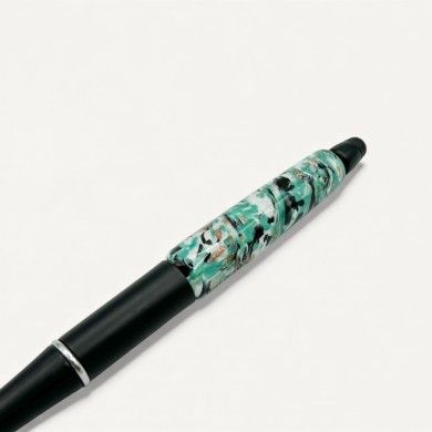 GEMMA | Caneta artesanal com aventurina | Murano-Store