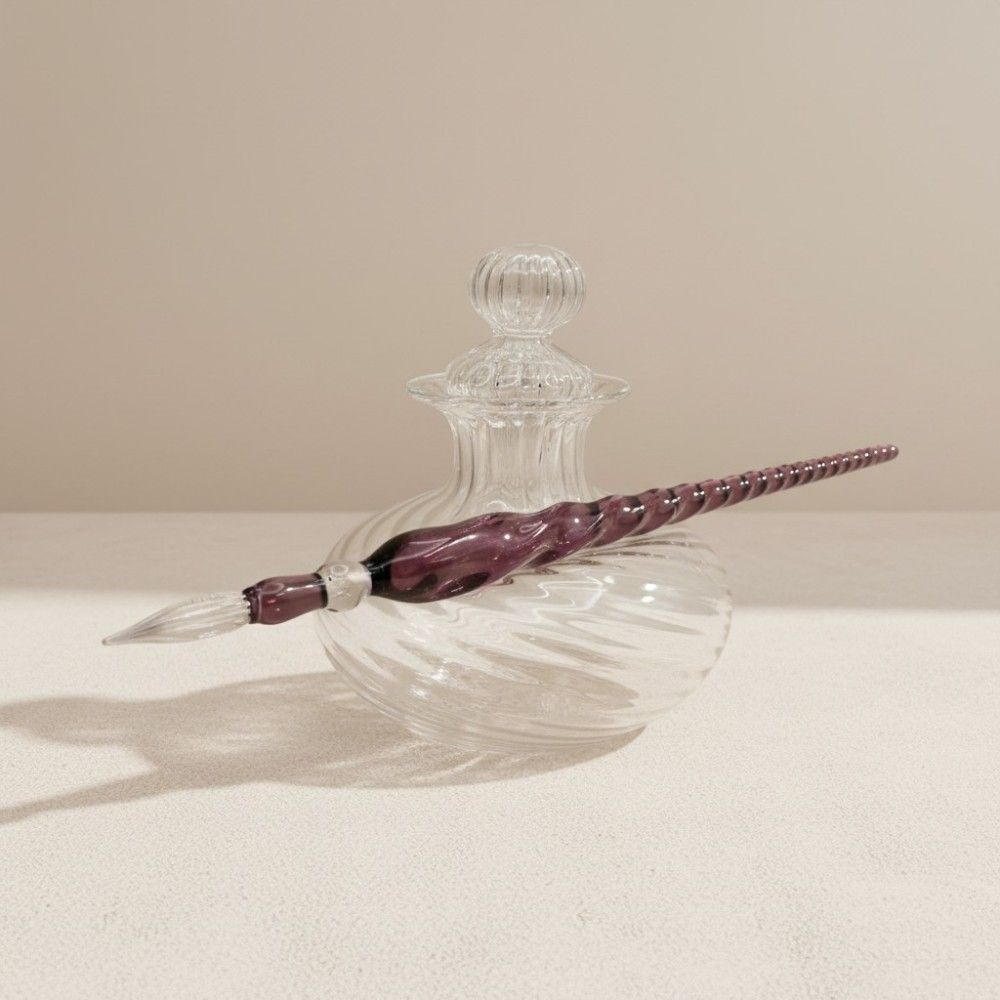 BRICOE | Rigadin Tintenfass aus geblasenem Glas | Murano Store