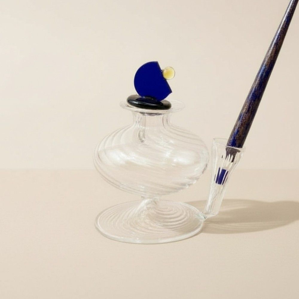 COCAI, Tintenfass aus geblasenem Glas mit Stifthalter | Murano Store