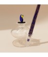 COCAI, Encrier en verre soufflé avec porte-plume | Murano Store