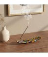 ÁRIES, incensário em vidro mosaico multicolorido | Murano Store
