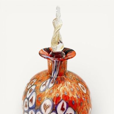 ZENZERO, Ampolla in vetro di Murano con murrine | Murano Store