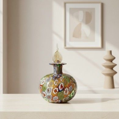 ZENZERO, ampolla de cristal de Murano con murrina | Murano Store