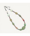 RIVERA | Collar con perlas verdes y aventurina | Murano-Store