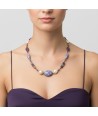 RIVERA | Purple and aventurine pearl necklace | Murano-Store