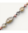 BOURGEOIS | Necklace with Beads Beige | Murano-Store
