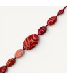 GAUGUIN | Modern Coral Red Necklace | Murano-Store